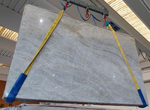 Supply polished slabs 0.8 cm in natural quartzite TAJ MAHAL A0864. Detail image pictures 