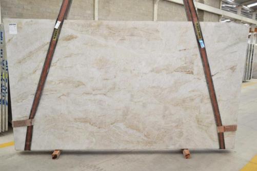 Supply polished slabs 1.2 cm in natural quartzite TAJ MAHAL 2599. Detail image pictures 
