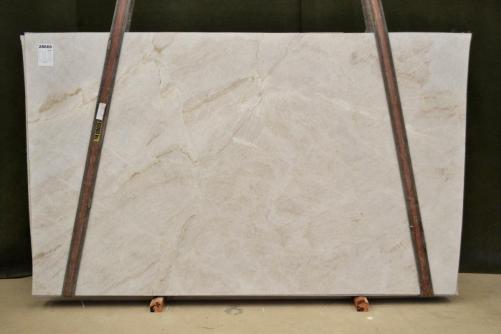 Supply polished slabs 0.8 cm in natural quartzite TAJ MAHAL 2618. Detail image pictures 