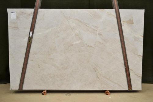 Supply polished slabs 0.8 cm in natural quartzite TAJ MAHAL GX26565. Detail image pictures 