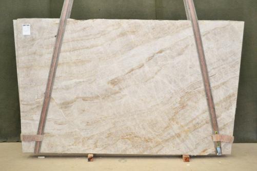 Supply polished slabs 1.2 cm in natural quartzite TAJ MAHAL 2625. Detail image pictures 