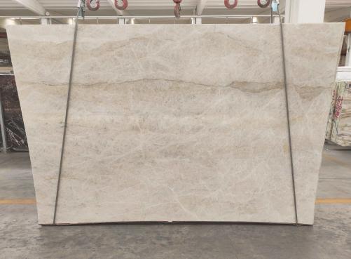 Supply polished slabs 0.8 cm in natural quartzite TAJ MAHAL 1744G. Detail image pictures 