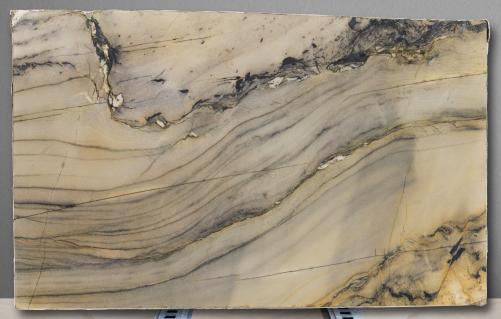 Supply polished slabs 0.8 cm in natural granite TESLA RTE1. Detail image pictures 