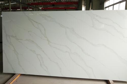Supply polished slabs 1.2 cm in artificial aglo quartz TIRRENO AB 9331. Detail image pictures 