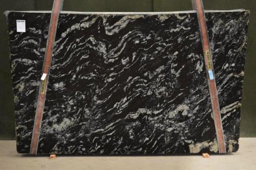 Supply polished slabs 1.2 cm in natural granite TITANIUM BLUE 2156. Detail image pictures 