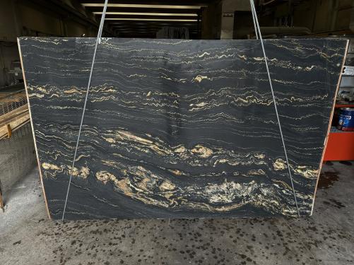 Supply polished slabs 0.8 cm in natural quartzite TROPICAL STORM 1725G. Detail image pictures 