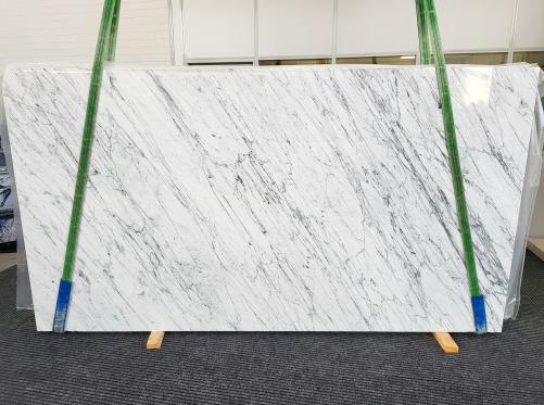 Supply polished slabs 1.2 cm in natural marble VENATINO BIANCO 1716. Detail image pictures 