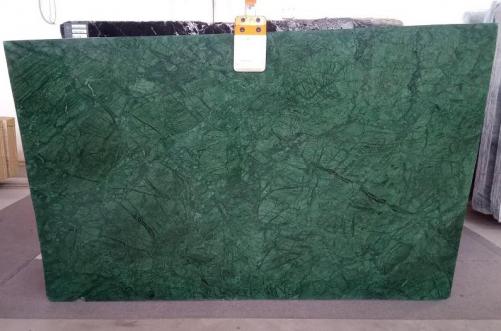 Supply polished slabs 0.8 cm in natural marble VERDE GUATEMALA AL0152. Detail image pictures 
