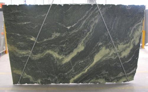 Supply brushed slabs 1.2 cm in natural gneiss VERDITALIA C-16797. Detail image pictures 