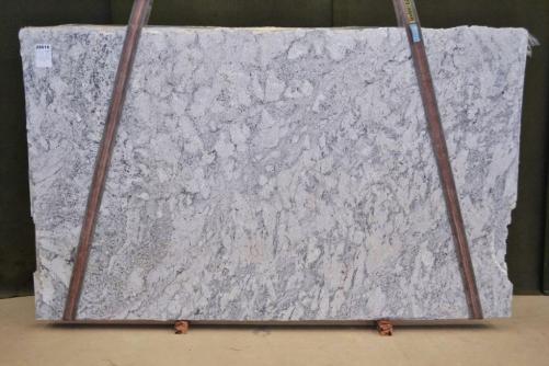 Supply polished slabs 1.2 cm in natural granite WHITE ICE 2620. Detail image pictures 