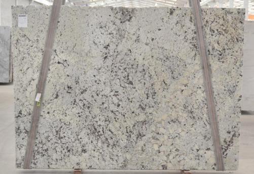 Supply polished slabs 1.2 cm in natural granite WHITE WAVE BQ01432. Detail image pictures 