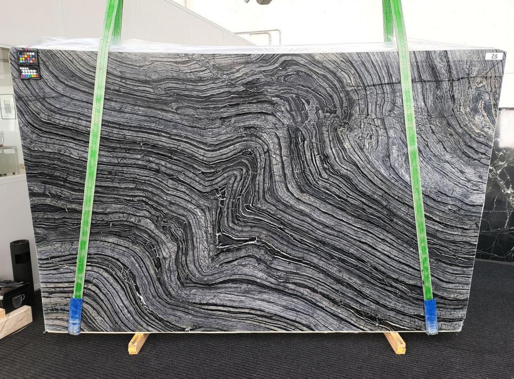 Zebra Black Supply Veneto (Italy) polished slabs 1908 , Slab #25 natural marble 
