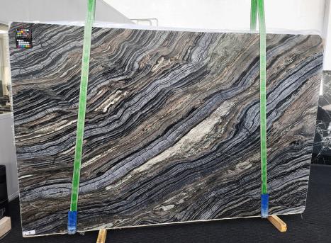 ZEBRA BROWNslab polished Chinese marble Slab #09,  116.5 x 76.8 x 0.8 ˮ natural stone (available in Veneto, Italy) 
