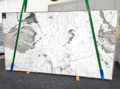 CALACATTA VAGLIslab honed Italian marble Slab #08,  137.8 x 77.6 x 0.8 ˮ natural stone (available in Veneto, Italy) 