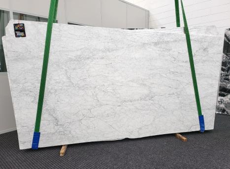 BIANCO CARRARAslab polished Italian marble Slab #20,  124 x 62.2 x 0.8 ˮ natural stone (available in Veneto, Italy) 